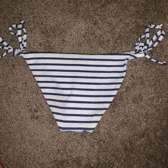 navy and white striped bottoms small - Picture 2 of 2